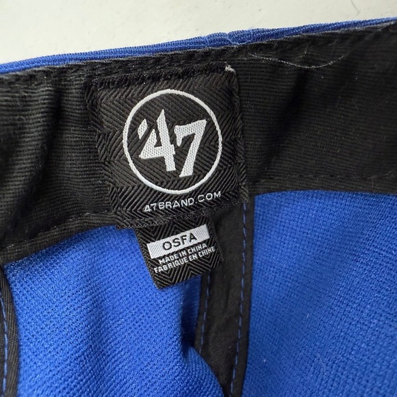 Duke Blue Devils 47 Brand Baseball Cap OSFA Blue White Embroidered Logo - Picture 9 of 11